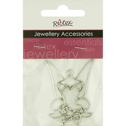 Metal Alloy Laser Fairy Dress Charm